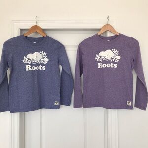 Lot of 2 Girls Roots Tops Size XL (11-12)